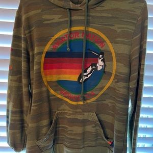 AVIATOR NATION PULLOVER HOODIE - CAMO